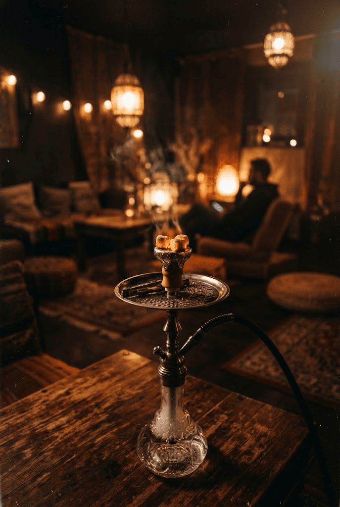 Shishalounge, avond